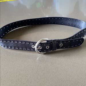 Black Studded Belt